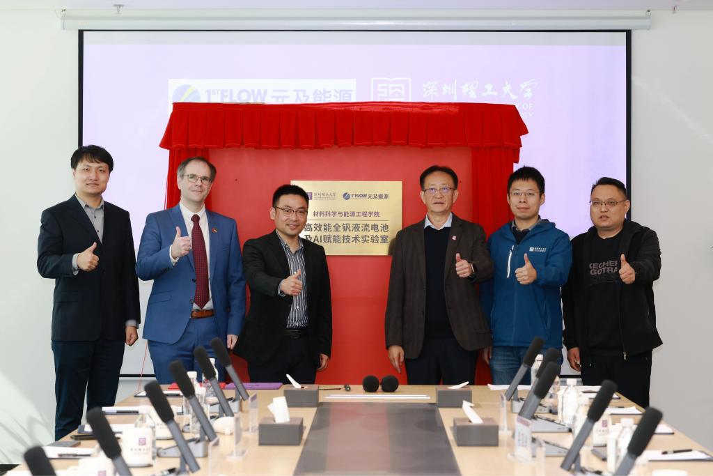 聚焦长时储能，深圳理工大学与元及能源共建冠名实验室